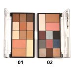 پالت میکاپ صورت و چشم گلدن رز  مدل  CITY STYLE