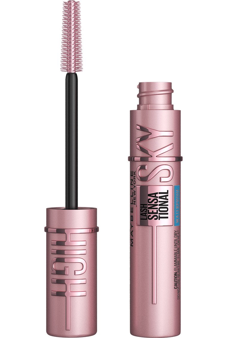 maybelline-lash-sensational-sky-high-wtp-802-very-black-o ریمل حجم دهنده و بلند کننده اسکای های میبلین - sky high mascara - تصویر 1
