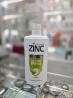 شامپو  ضد شوره و تقویت مو  زینک 680 میل مدل Active Fresh