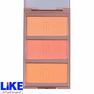 پالت رژگونه ۳ رنگ شماره ۴۱۰ میچانو - Michano Blush Palette 410